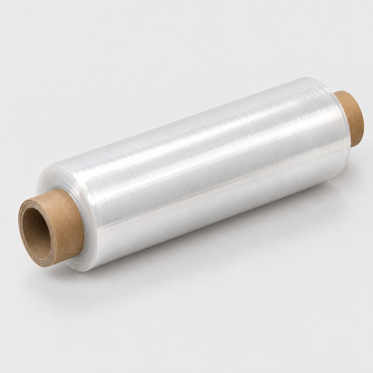 Paper cores for stretch and flexible film